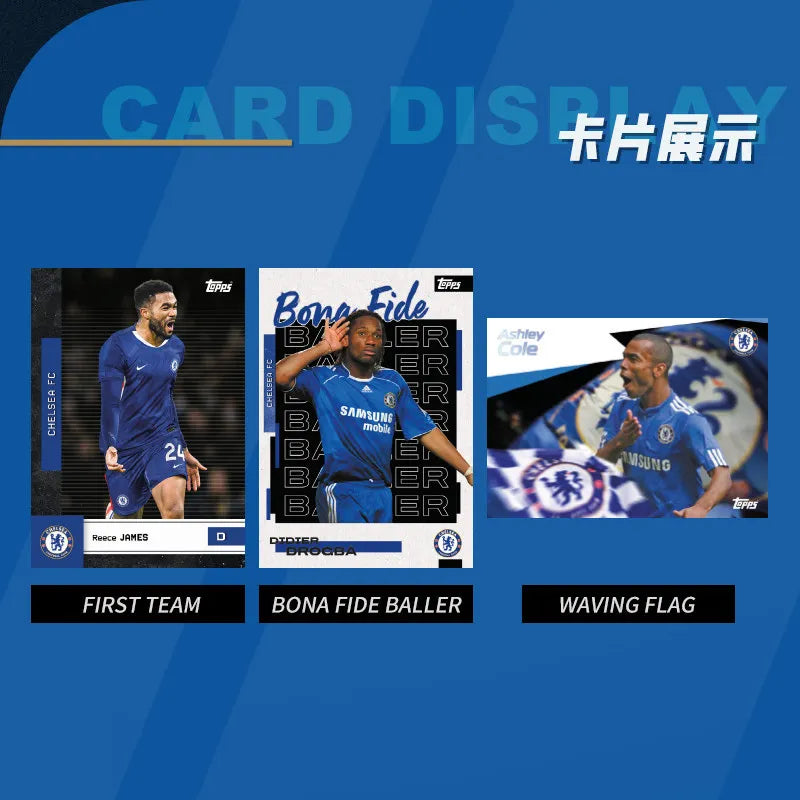 25-26 Topps Team Set Football Team Sports Trading Card Collectible Card Real Madrid Boys Designer Toys Surprise Holiday Gift