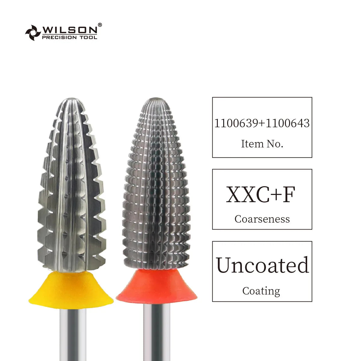 WILSON Typhoon Bits(2 Way)-Tools Nails Cutters for manicure Drill Bits nails accessories remove hard gel