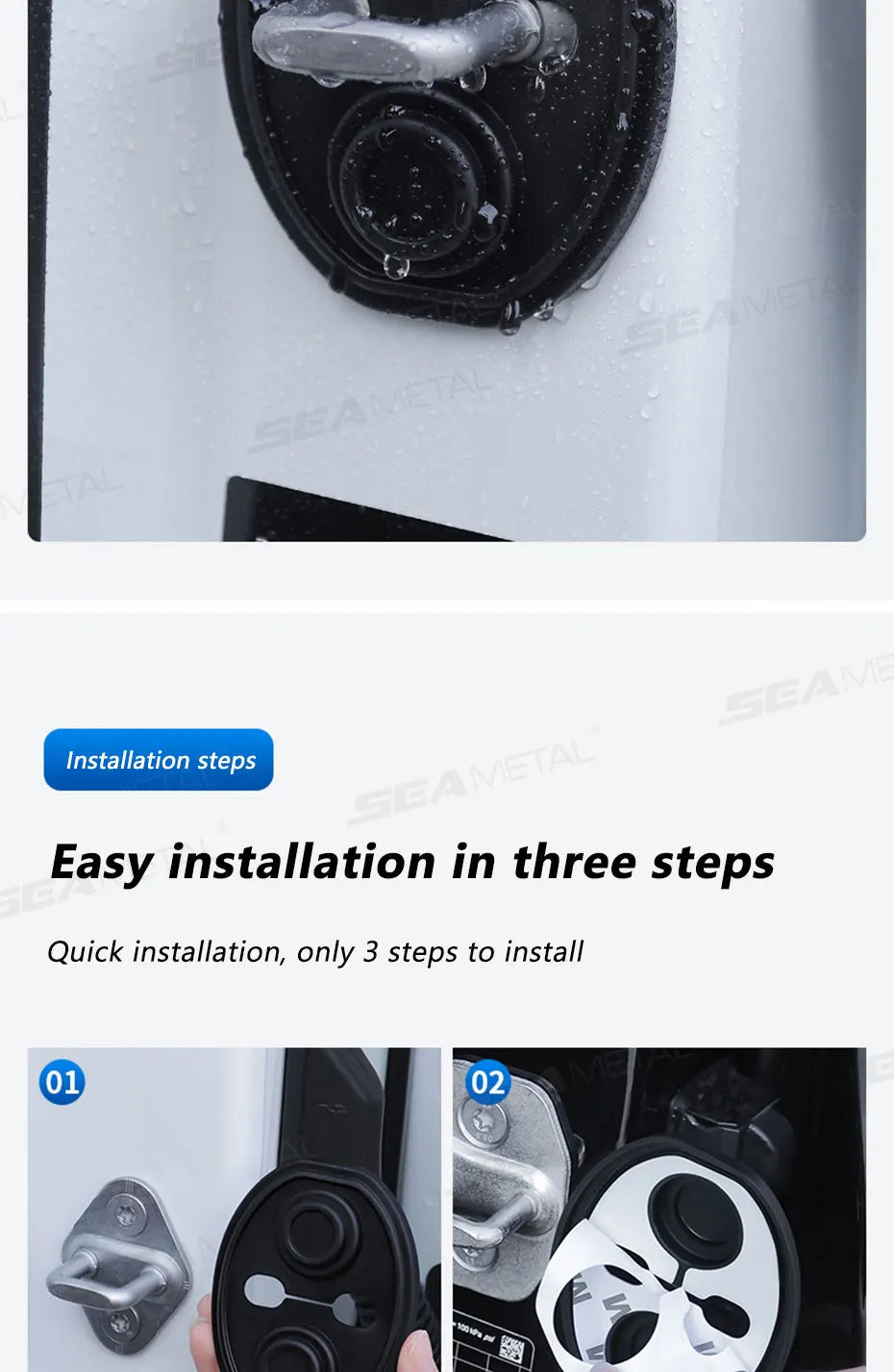 BLALION Car Door Closing Shockproof Silicone Cushion Mute Shock Absorber Protective Covers Mute Buffering Cushion Accessories