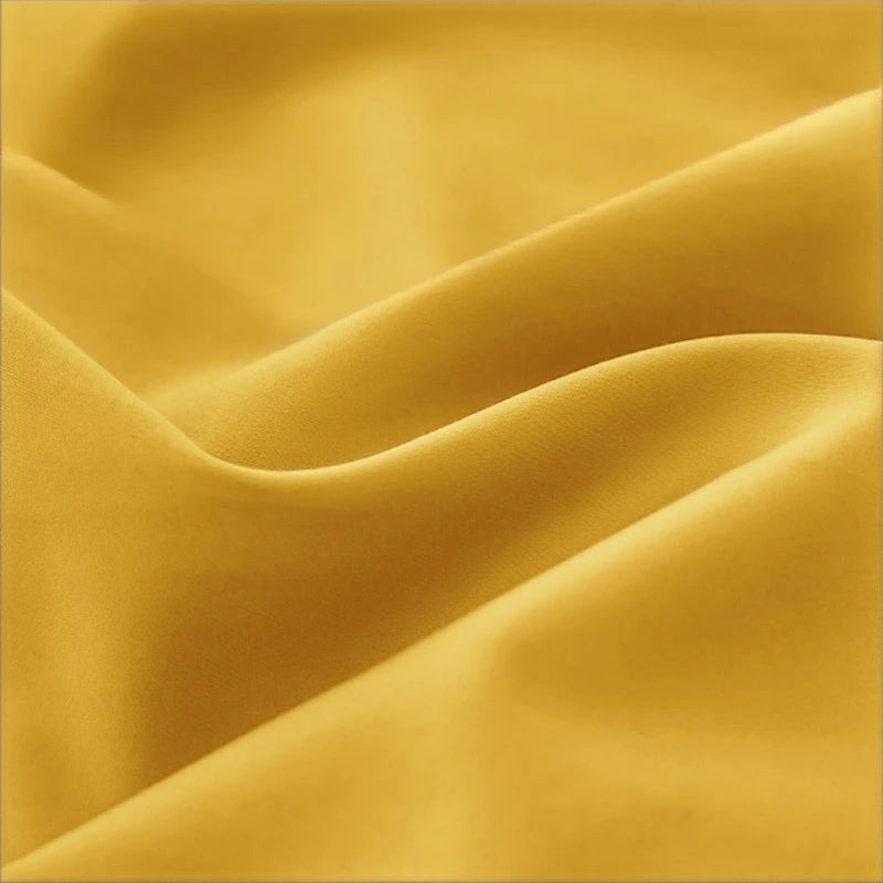 kuup 2pcs Pure Color Polyester Pillowcases Comfortable Breathable Simple European Style Pillowcases Bedding Accessories