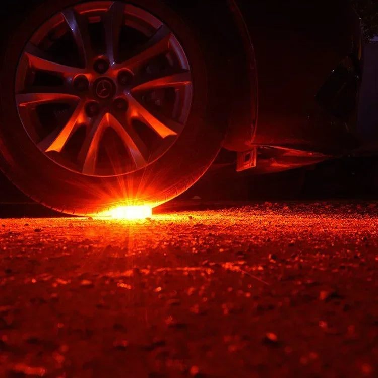 USB Rechargeable Warning Light LED Road Flares Emergency Lights Roadside Safety Beacon Disc Flashing Magnetic Beacon