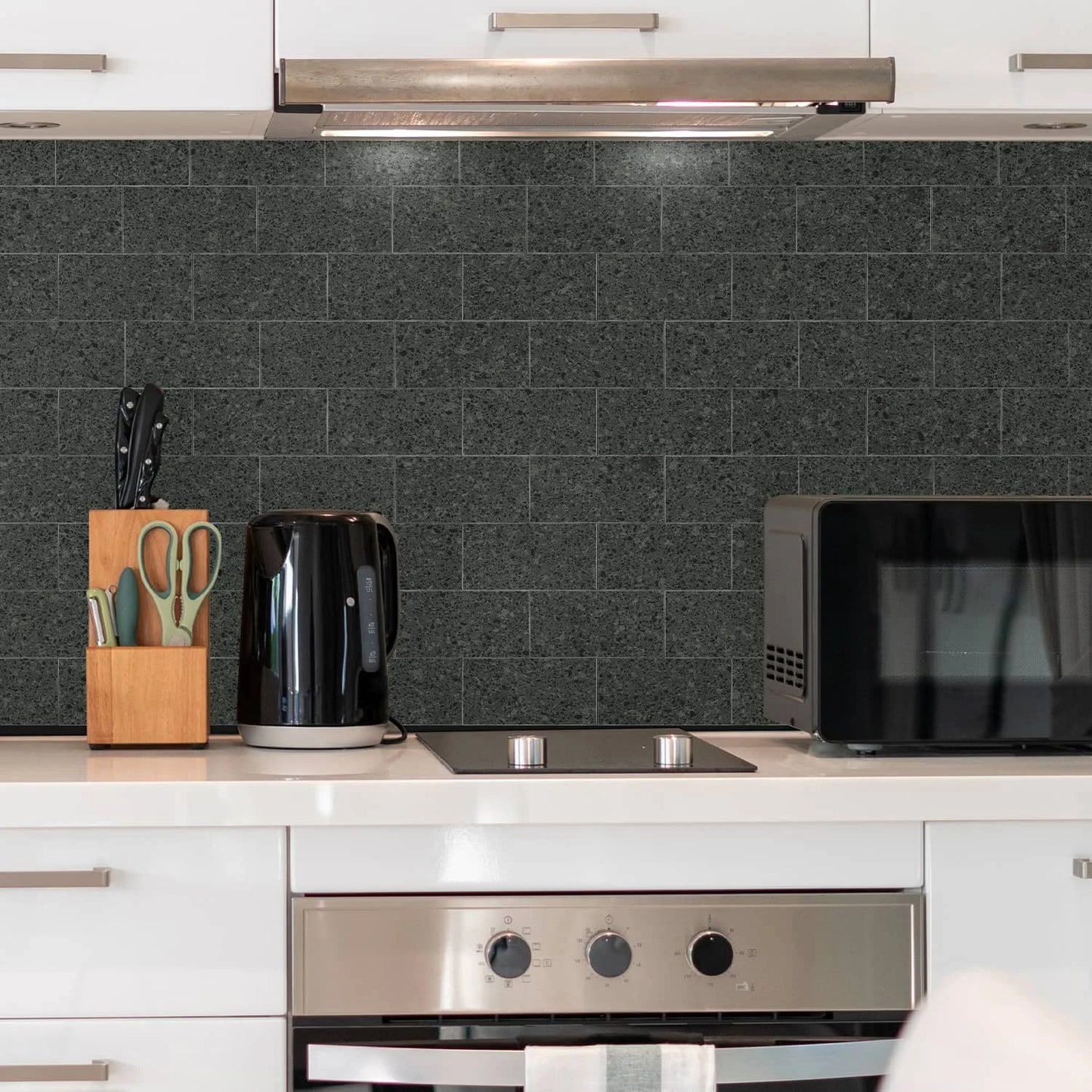 3x6 inch 24/48/96 marble tile stickers, self-adhesive wall stickers, suitable for kitchen and bathroom splash proof decoration