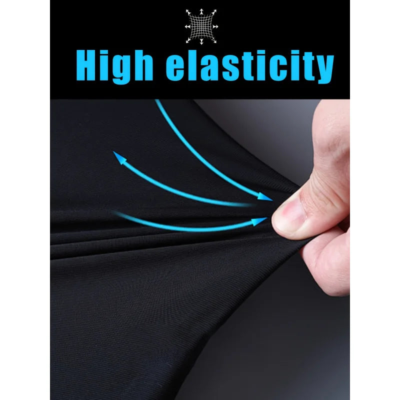 Sweatpants Man Fishing Men's High Stretch Ice Silk Jogging Pants With Zipper Pockets Breathable Elastic Sports Pants Mens Gift