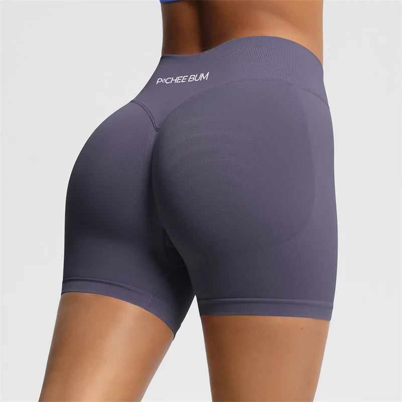 BUM Shaping Yoga Shorts Woman Stretch Breathable Peach Hip Fitness Running Shorts Hip High Stretch Impact Wicks Gym Shorts