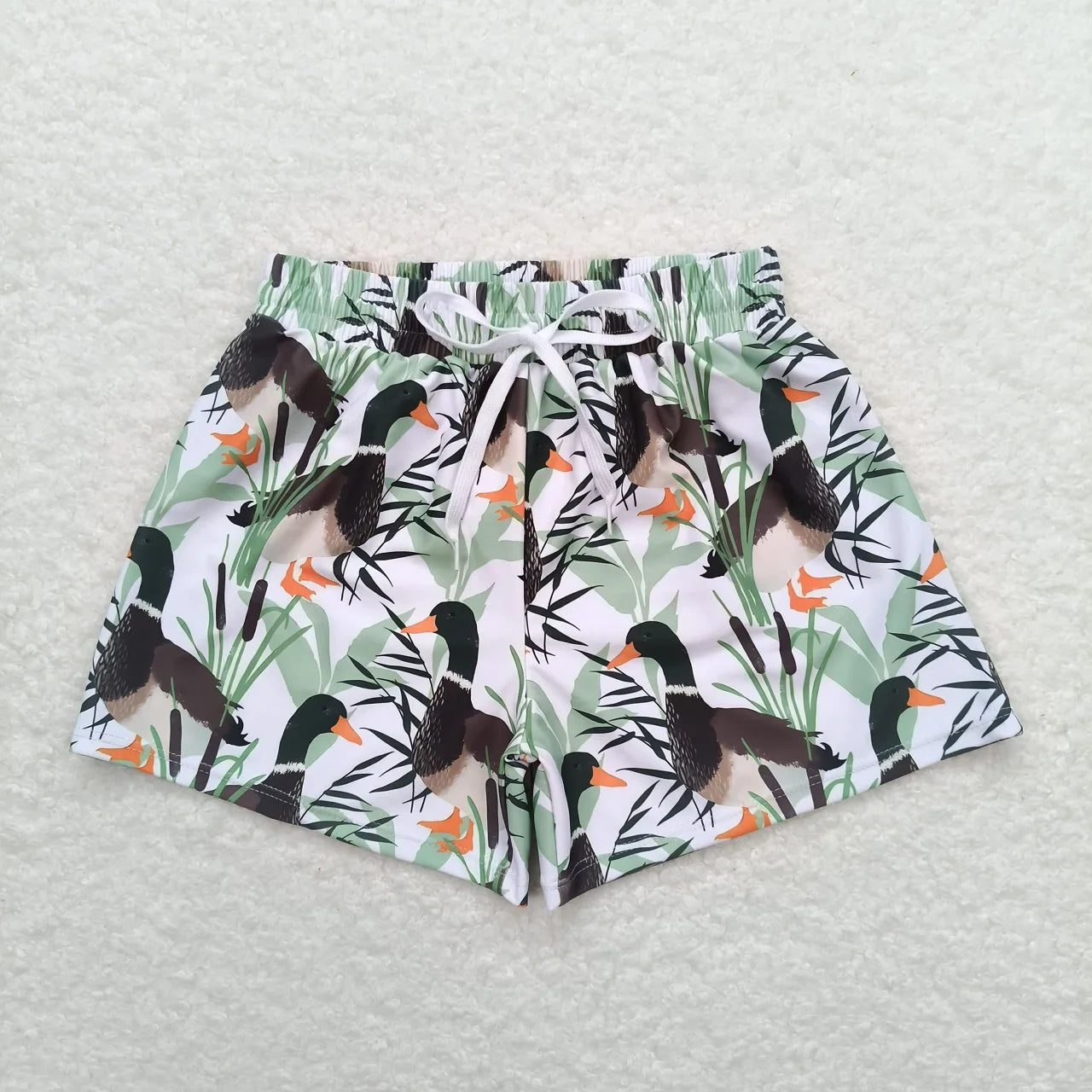 Wholesale Toddler Green Shorts Kids Ducks Camo Swimsuit Children Swimwear Clothing Children Swimming Trunks Baby Boy Clothes