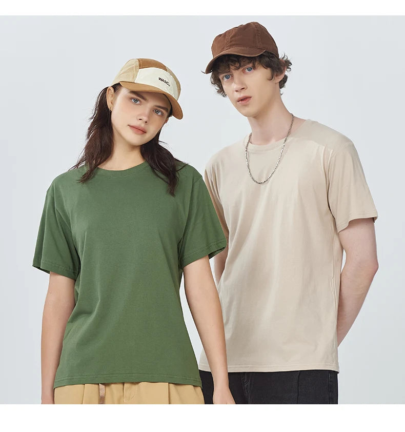 100% Cotton Solid T-shirts Women Sporty Short Sleeve Tees Fashion Casual White Black Clothing Loose O-Neck Female Summer Tops