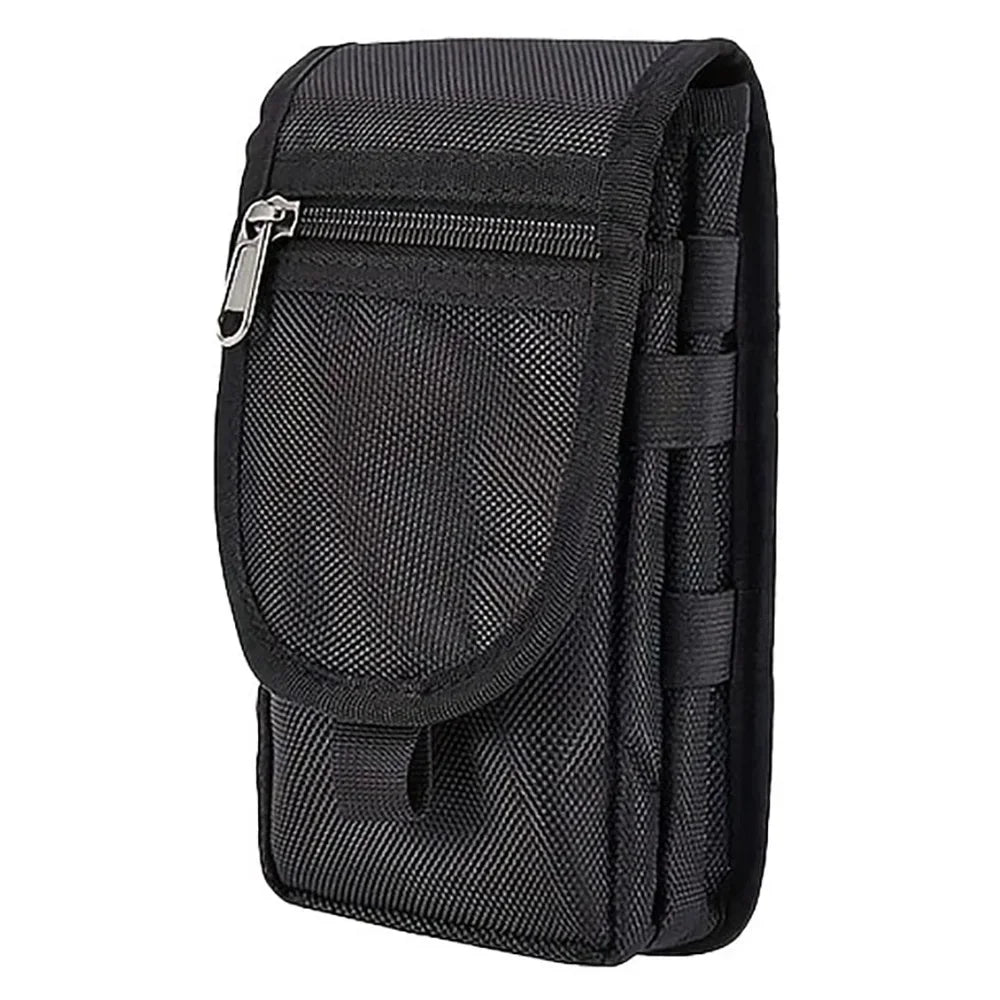 Tactical EDC Pouch Belt Holster - Multitool Organizer for Electricians Compact Tool Sleeve Tool Pouch Fits Phone Knife & Gear