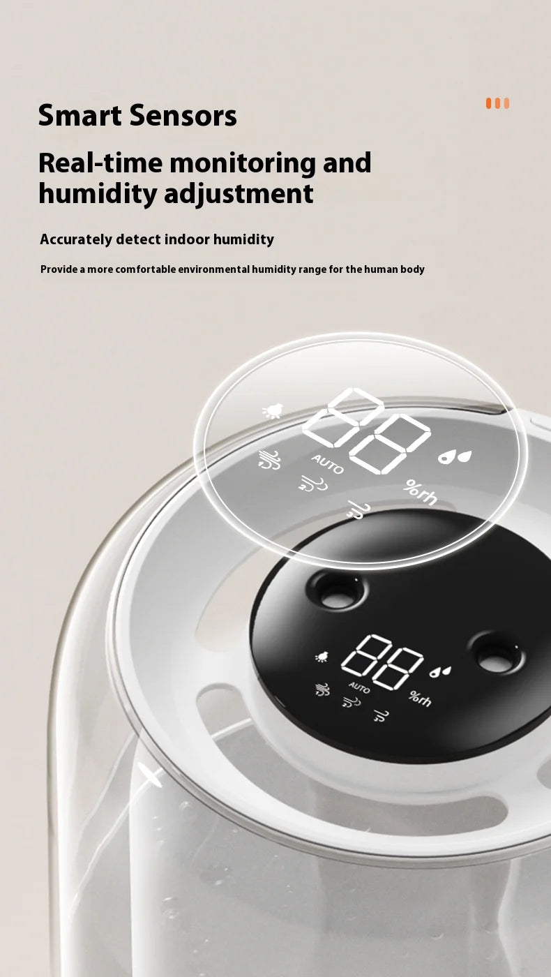 High Quality Factory Wholesale Smart Home Products 3.8L Double Water Mist Spray Smart Air Humidifier With Wholesale Price