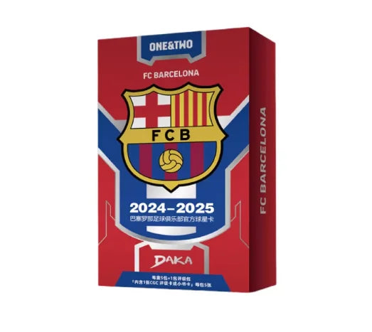 DAKA 2024-25 Barcelona ONE Series & TWO Series Official Football Player Trading Cards Collectible Toy Gift