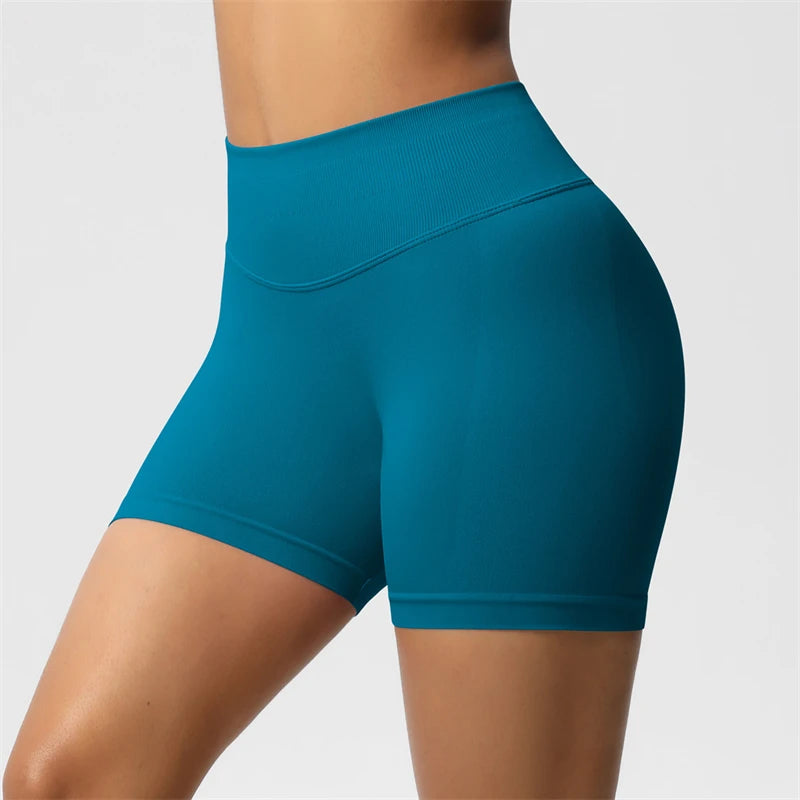 BUM Shaping Yoga Shorts Woman Stretch Breathable Peach Hip Fitness Running Shorts Hip High Stretch Impact Wicks Gym Shorts