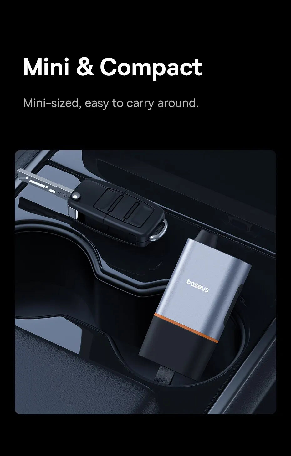 Baseus Car Emergency Safety Hammer 3 in 1 U-shaped Seat Belt Cutter Window Breaker Escape with Emergency Lamp Car Accessories