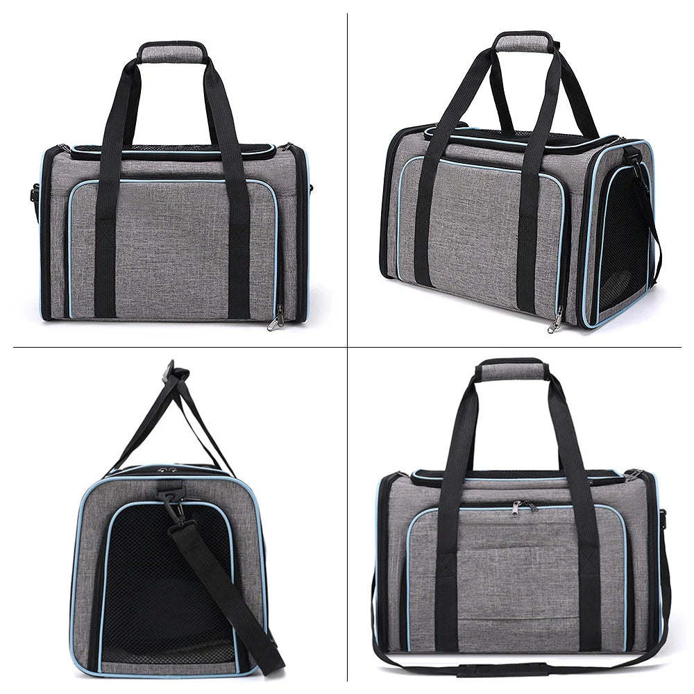 Portable Pet Carrier Bag Pet Supplies Cat Travel Bag Dogs Cats Ventilate Transport Bag Breathable