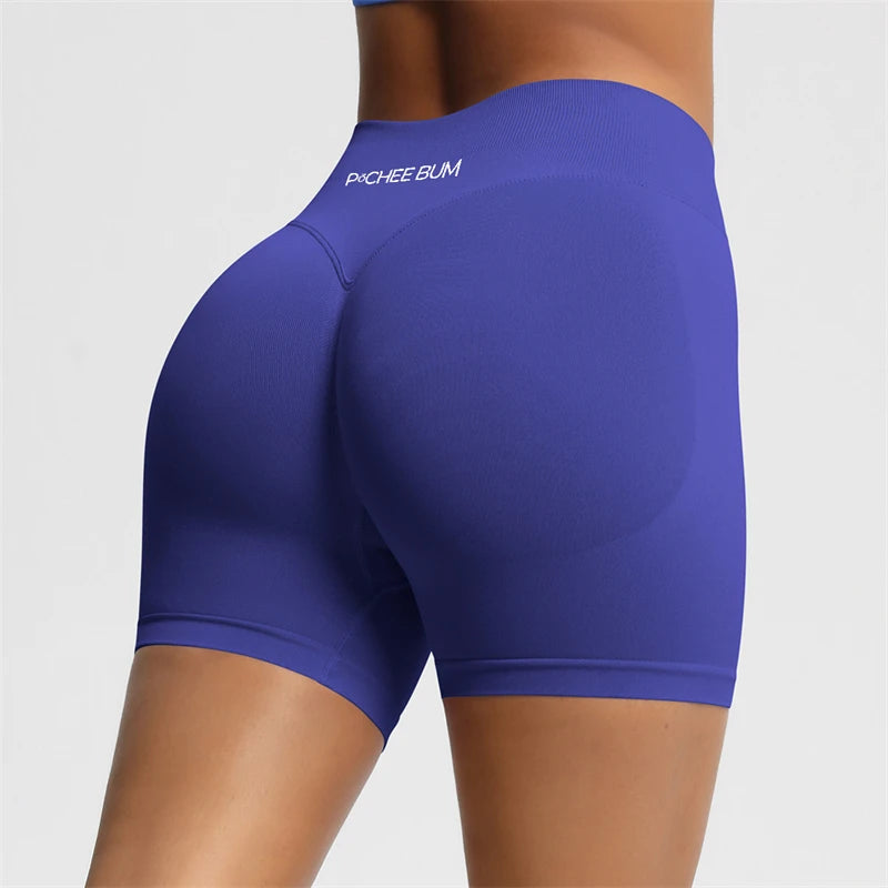 BUM Shaping Yoga Shorts Woman Stretch Breathable Peach Hip Fitness Running Shorts Hip High Stretch Impact Wicks Gym Shorts