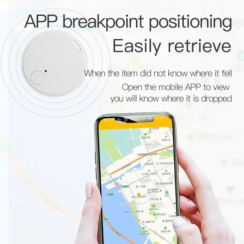 Mini GPS Tracker Device Anti-Lost Reminder For Pet Kids Bag Key Wallet Smart Bluetooth Connected Android App Locator Accessories