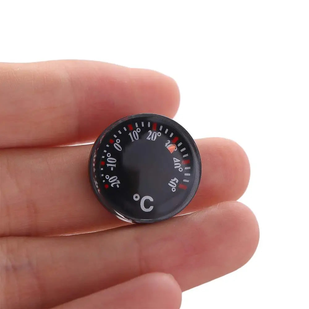 Mini Circular Thermometer Waterproof Scale Measurement Dial Thermometer Plastic 20mm High Accuracy Thermometer Kitchen