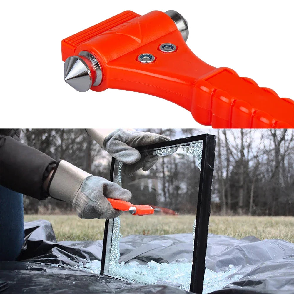 Vehicle Safety Hammer 1/2/4pcs  Emergency Break Window Glass Easy Use For Car Window  Survival Life Rescue Tools Escape Tools