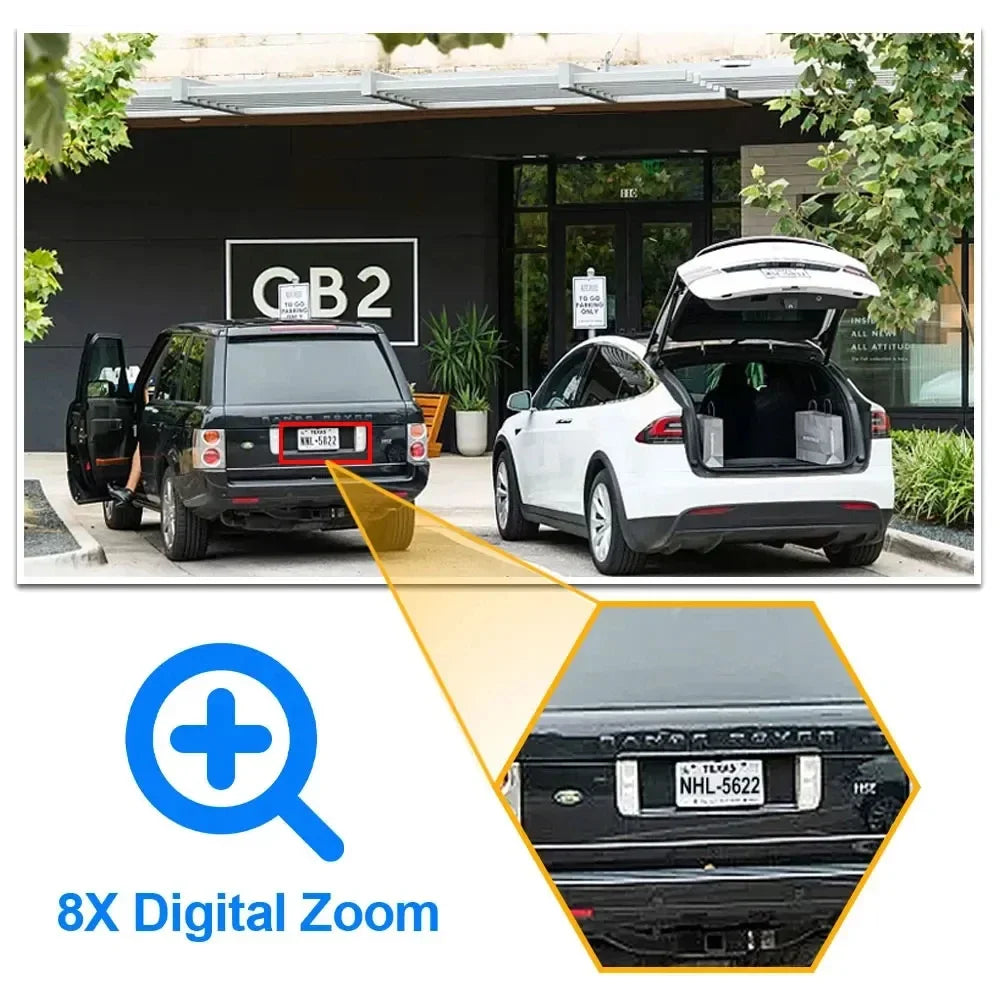 ICSEE Smart WIFI Security Camera 12MP 8K Three Lens 8X Zoom Outdoor HD Video Surveillance IP Cameras IPTV CCTV PTZ Auto Tracking