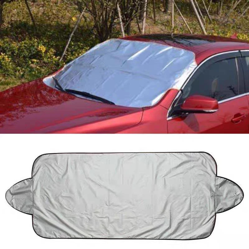 1Pc Car Windshield Protector Anti-falling leaves Sun Shade Dust Frost Freezing Snow Windshield Cover Car Exterior accessories