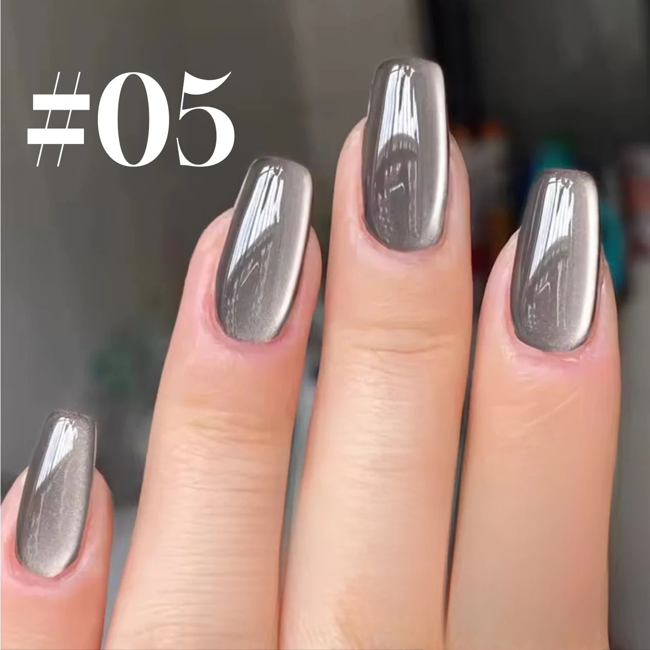 12ML 1-21pcs Toe Selling Whitening Glass Bead Cat Eye Gel Nail Polish Black Nails Nail Art Grey Cat Eye Nail Polish Cute Nails