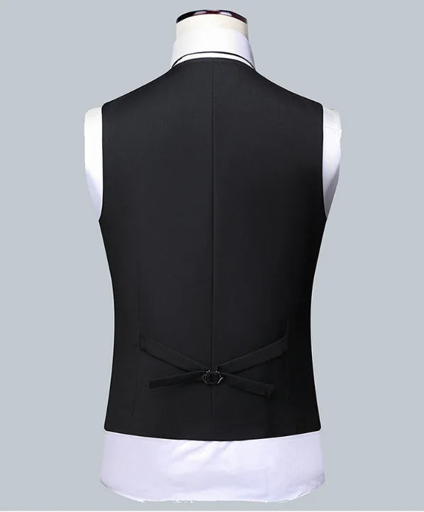 Men's Solid Color Business Suit 2025 High Quality Fashion Banquet Wedding Trend Groom Best Man Single 3/2/1