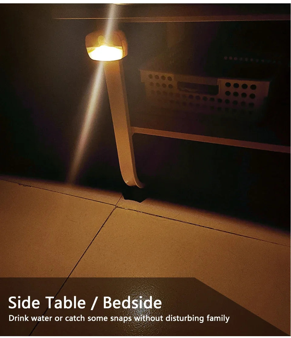 LED Night Light with Motion Sensor Cabinet Lamp Wireless Bedside Nightlight Battery Power For Bedroom Closet Stairs Lighting