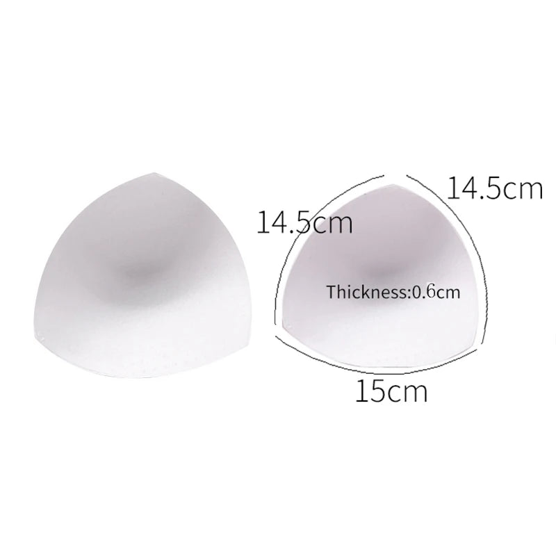 1/2/3Pair Removeable Push Up Pads Bra Pad Triangle Bra Padding Inserts Chest Cups Pads for Swimsuit Bikini Padding Intimates