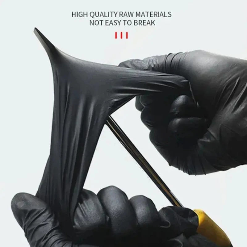 20/50PCS Disposable Nitrile Gloves for Household Cleaning Kitchen Dishwashing Working Gardening Tattoo Gloves Thickened Durable