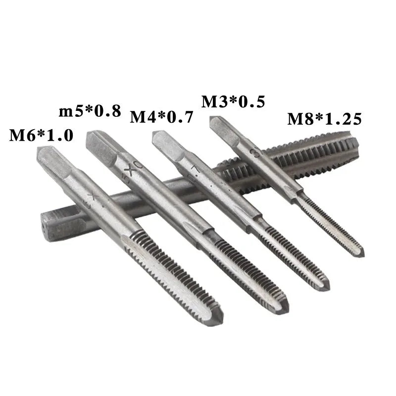 T-Handle Wrench  M3 M4 M5 M6 M8 Hand Tap Reamer Thread Tapping Tool Set Adjustable Machine Screw Thread Tapping Drill Bit