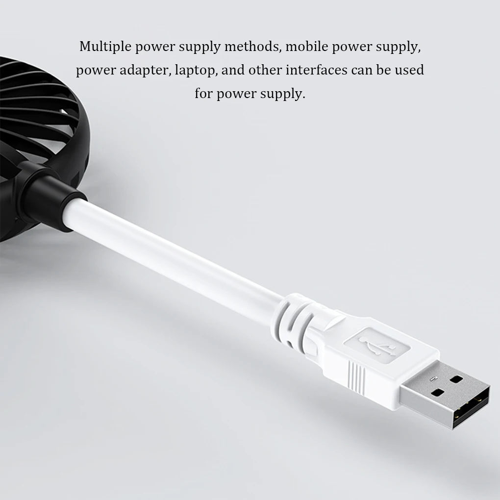 USB Fan Mini Air Cooler Fan Summer Camping Office Table Fan Ventilador Portable Cooling Fan For Power Bank Notebook Computer