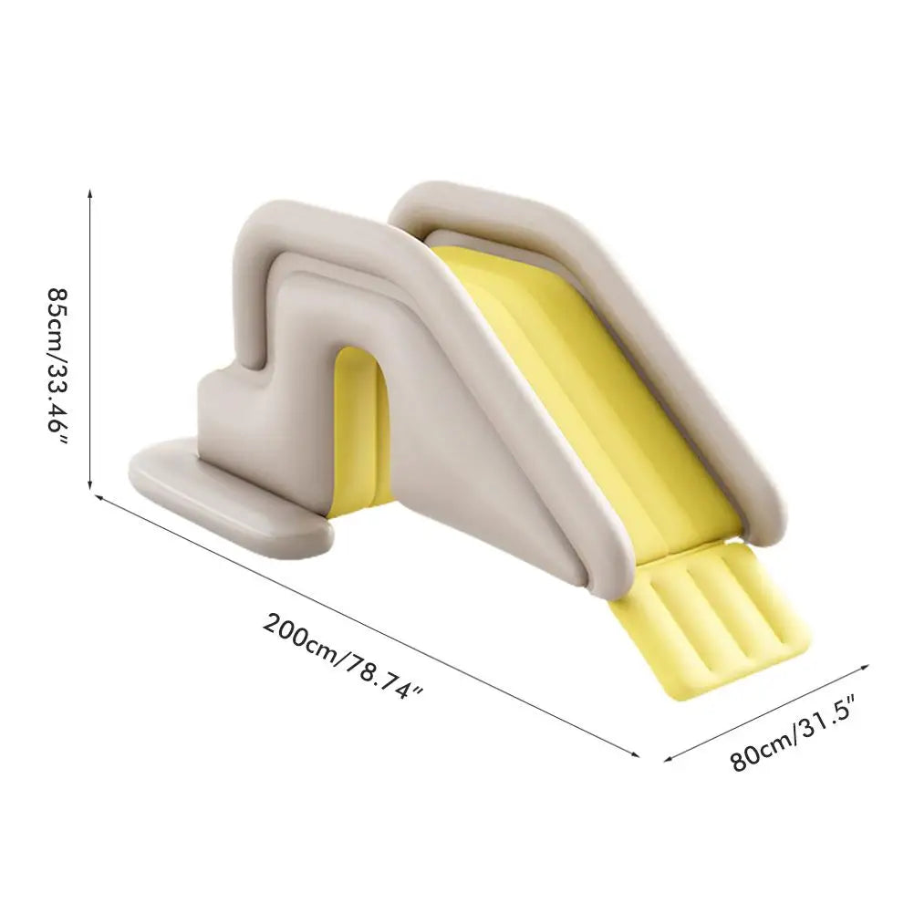 Inflatable Water Slide Compact Inflatable Climbing Wall Water Slide Park Outdoor Summer Fun for Kids