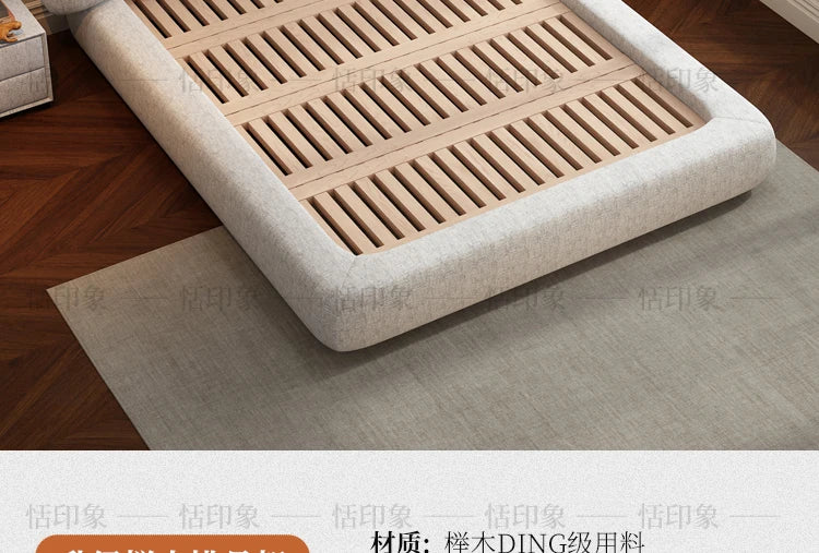Wedding Comfortable Beds Aesthetics Double European Storage Modern Beds Cream Designer Minimalist Wood Cama Casal Furniture