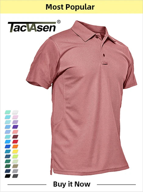 TACVASEN Waterproof Cargo Shorts Men's Summer Quick Dry Hiking Shorts Outdoor Multi-pockets Camping Training Work Shorts Man