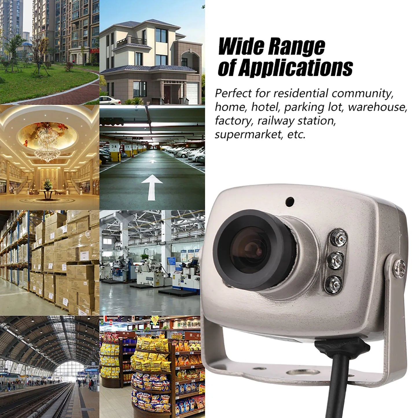 IR cemera Mini 6LED Wired CMOS CCTV Security Camera Night Vision Digital Video Camera PAL/NTSC mini security camera cctv camera