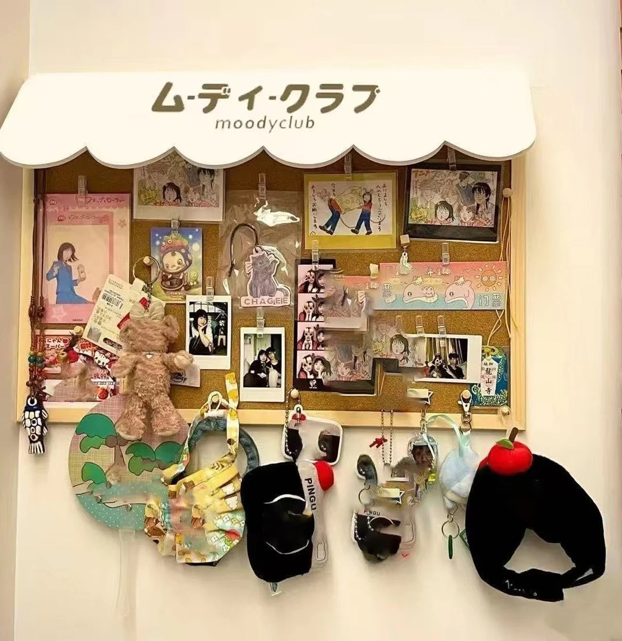 New DIY Cute Dessert House Cork Message Board Home Dormitory Jewelry Wooden Storage Board Wall Decorative Board Room Decoration