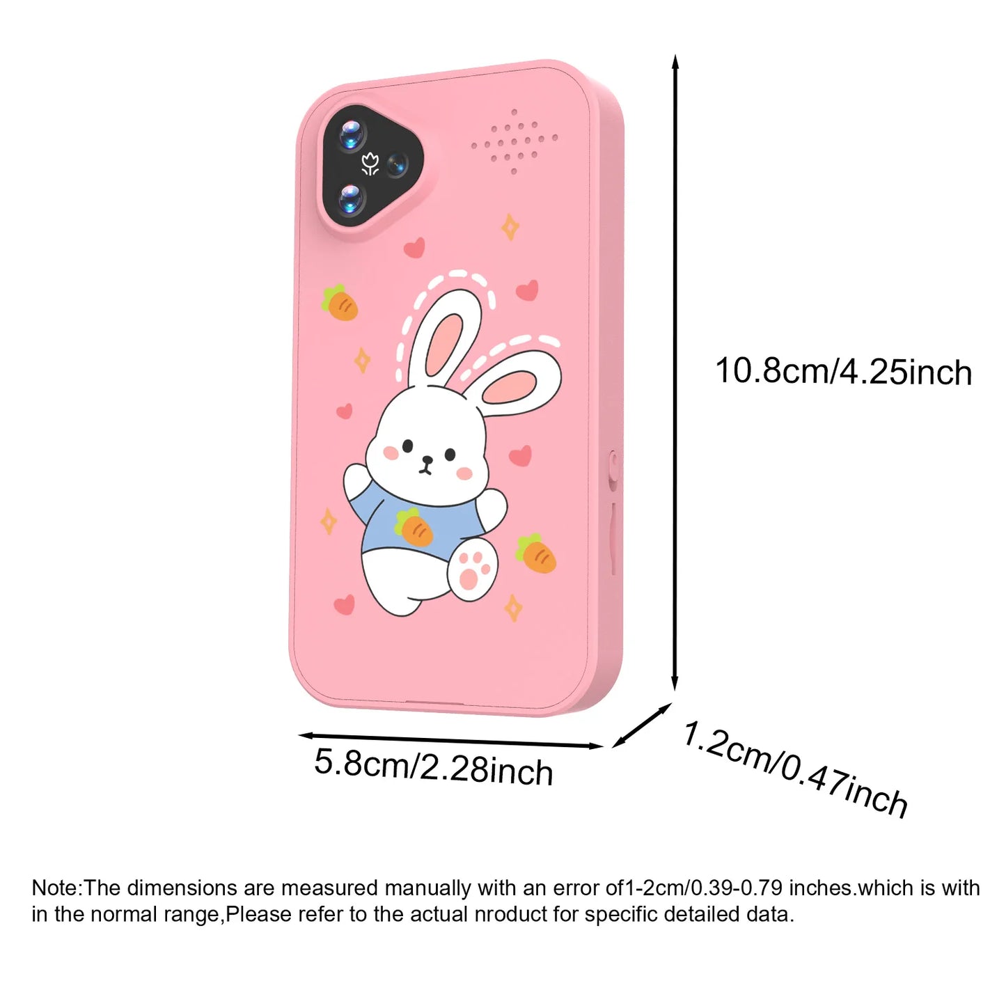 Kids Smart Phone with Dual Camera, 2.8" Touchscreen, 720P IPS Display, Battery, USB-C Charging, 4+ Years Old, prefer gift