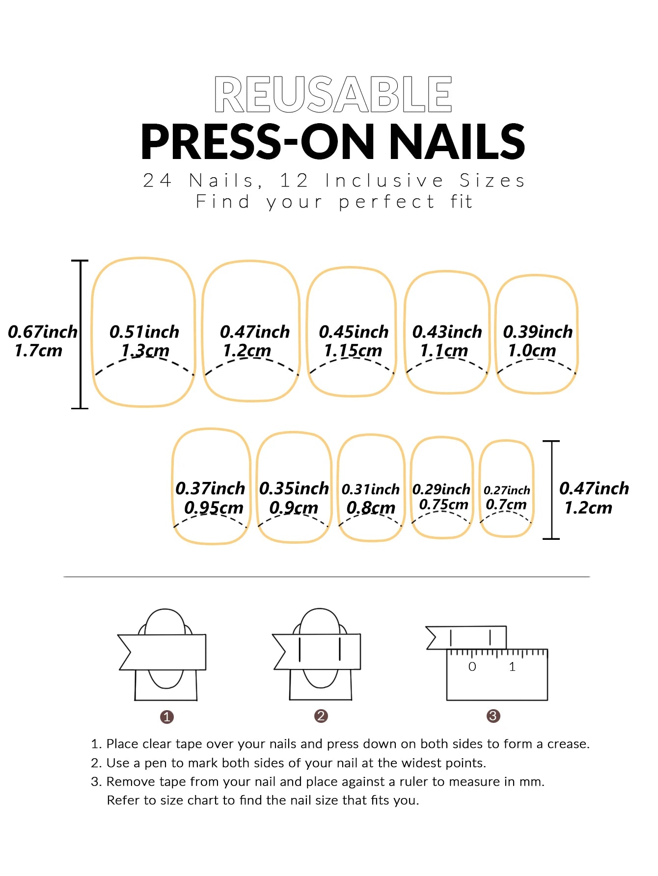 ARTAUG 24pcs Glossy Pink Press On Nails Medium Square Fake Nail Elegantstyle False Nail Full Cover Fake Nail For Stylish Women