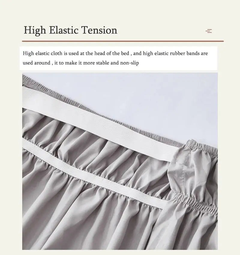 Bedding Bed Skirt  Drop Length - White,Black,Gery, Ruffled Dorm Room Bed Skirts, Easy Care, Wrinkle Free ,Microfiber Bed Skirt