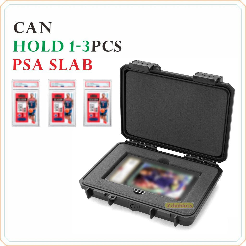 NEW PSA SLAB SAFETY PROTECTION CASE【Can Hold 1~3PCS】IP67 Waterproof, Shockproof & Drop-proof