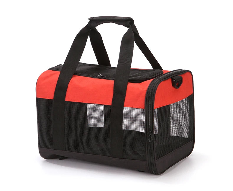 Pet Carrier Soft Travel Bag for Cats And Dogs Breathable Honeycomb Board Detachable Veterinary Cat Car Bag Support Board