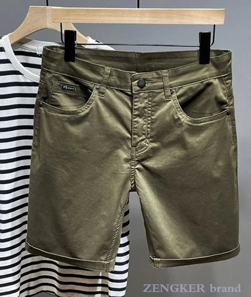 Summer plus size shorts men's loose oversized breeches middle pants thin section stretch men cotton casual shorts 42 44 46