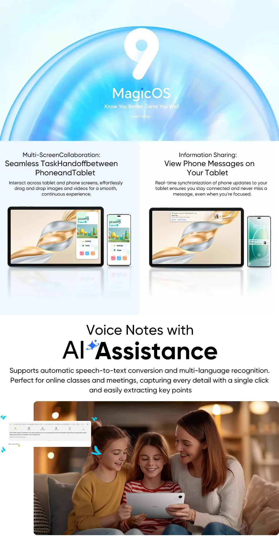 Global Version HONOR Pad X9a 11.5" 120Hz 2.5K Fullview Display Snapdragon 685 Slim Metal Body Tablet WiFi/LTE  Android15 8300mAh