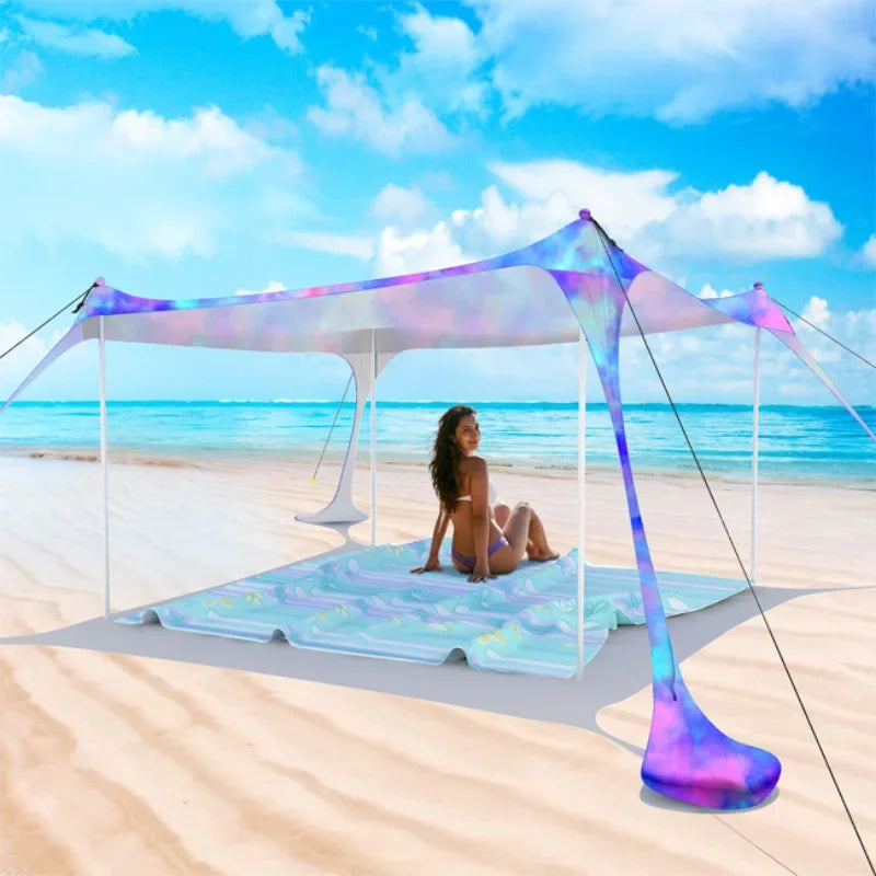 Sunshade Beach Tent Sunscreen Vacation Tent Beach Party   Carpas Para Jardin Umbrella  Beach Awning Tent Sun Protection