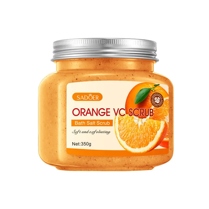 350g Body Bath Scrub, with Gentle and Fine Exfoliating Particles That Can Clean Dirt and Oil from the Skin, Improve Rough Skin Texture, Make the Skin Bright, and Give It a Silky, Smooth, and Radiant Feel - Home Care