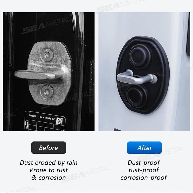 BLALION Car Door Closing Shockproof Silicone Cushion Mute Shock Absorber Protective Covers Mute Buffering Cushion Accessories