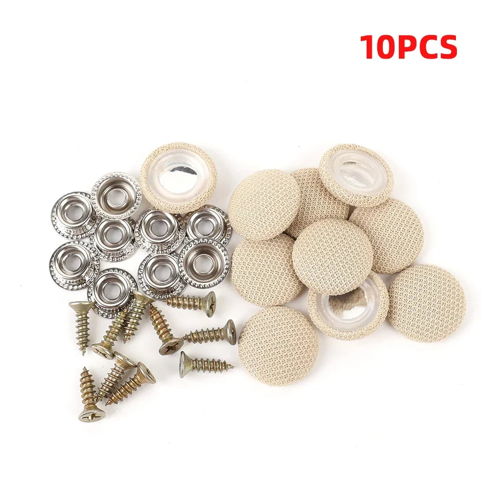Car Interior Roof Fixing Buckles Screw Set Headliner Cloth Fabric Rivets Retainer Buckle Fastener Auto Accessories