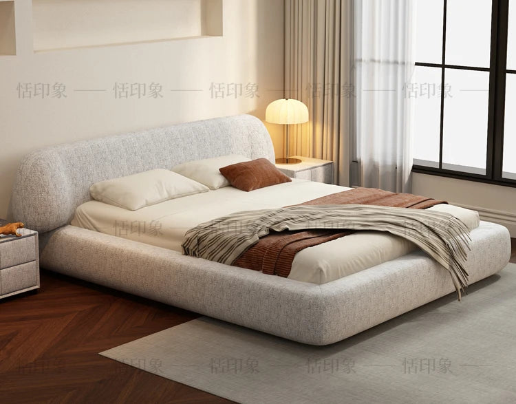Wedding Comfortable Beds Aesthetics Double European Storage Modern Beds Cream Designer Minimalist Wood Cama Casal Furniture
