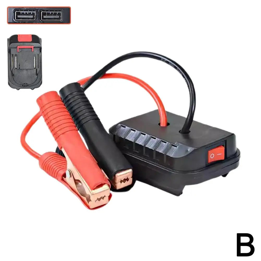 Car Emergency Starter for Makita Lithium Battery Booster Applicable to Converter Charger Emergence Start Accessories