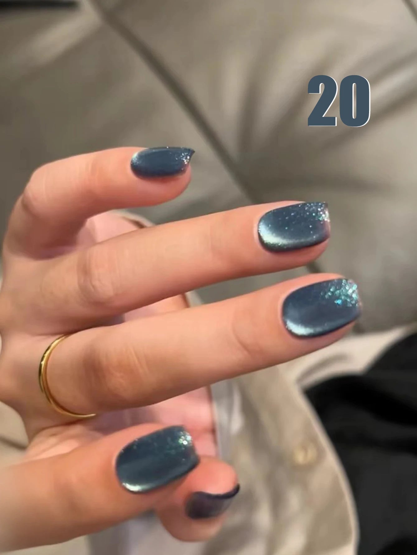 12ML 1-21pcs Toe Selling Whitening Glass Bead Cat Eye Gel Nail Polish Black Nails Nail Art Grey Cat Eye Nail Polish Cute Nails