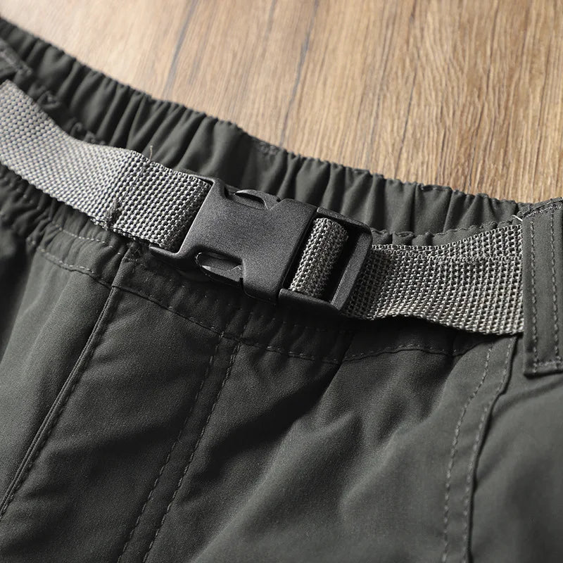 Outdoor Workwear Pants Men's Loose Fleece Lined Thick Soft  Hiking Pants Windproof Waterproof Polyester Fiber Straight Leg