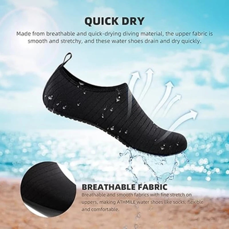 2024 New Beach Water Shoes Unisex Beach Quick-Drying Breathable Swimming Slippers Summer Anti-slip Casual Sports Water Sneakers